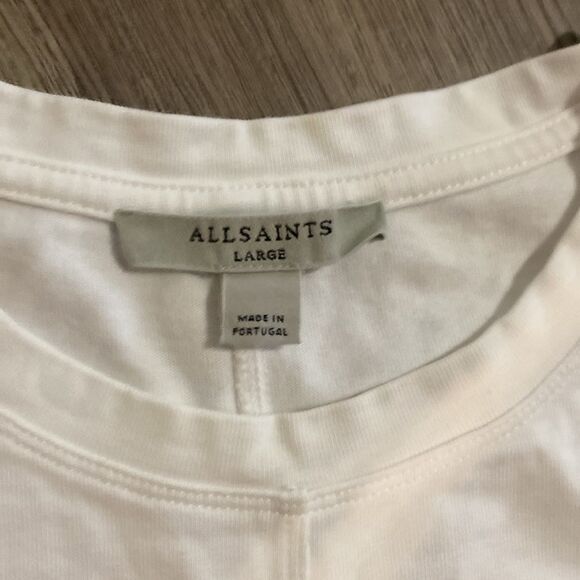 All Saints Ruched Drawstring Crop Top - Picture 3 of 3